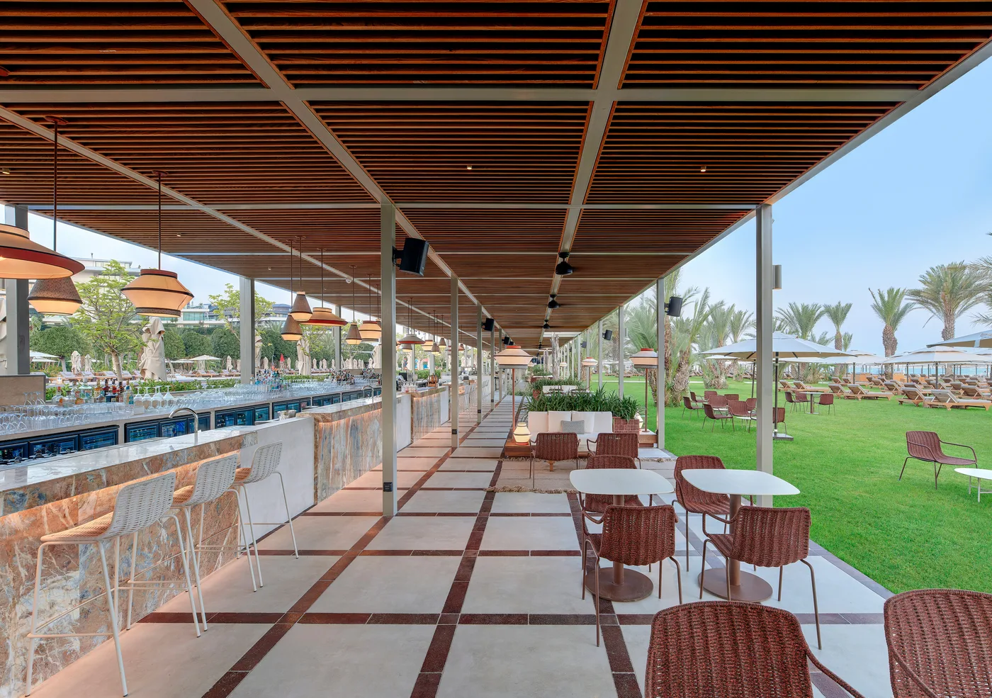 Sunlit Beach Bar