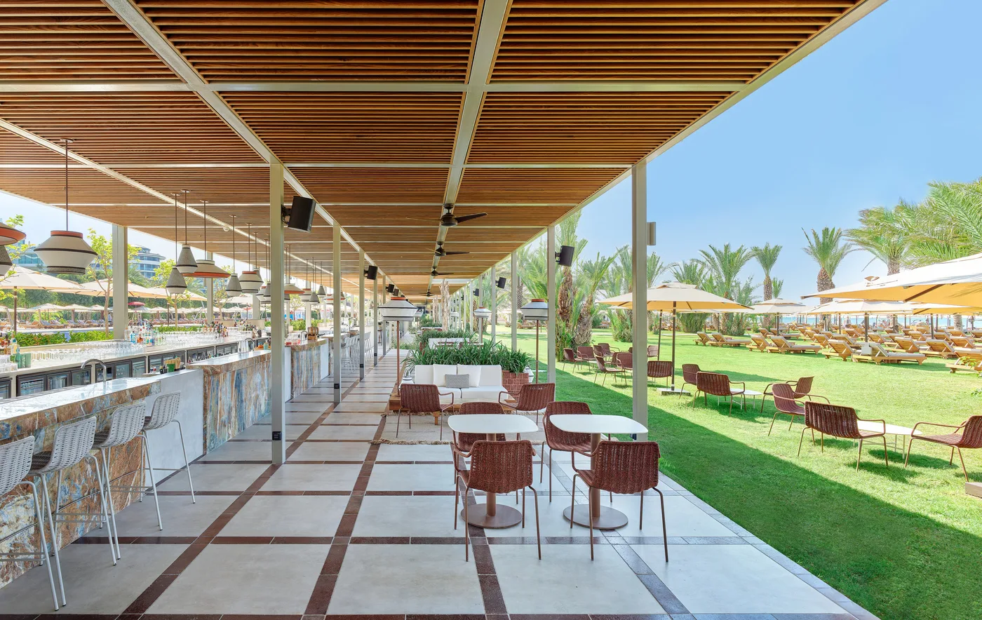 Sunlit Beach Bar