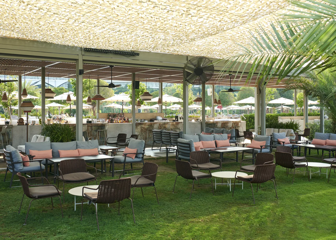 Sunlit Beach Bar